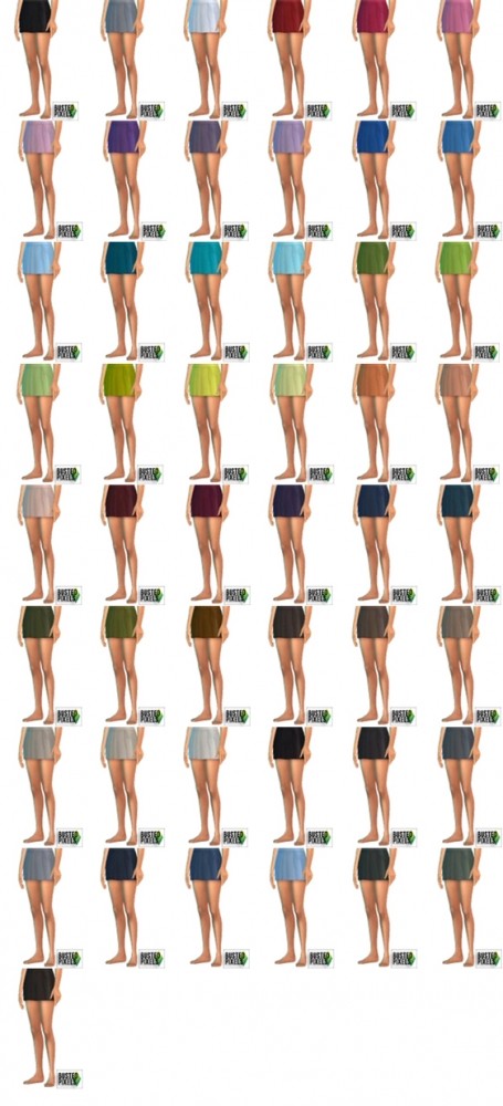 Sims 4 Skater skirt at Busted Pixels