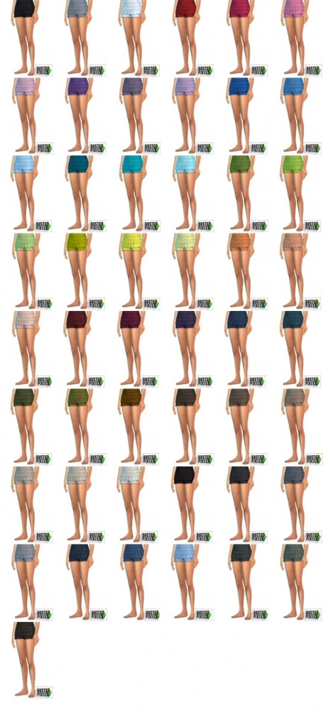 Sims 4 Frill lace shorts at Busted Pixels