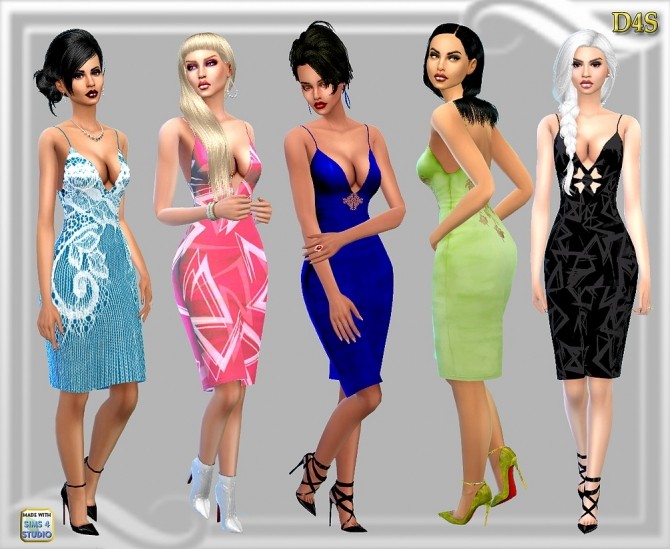 Sims 4 SaraDe dress at Dreaming 4 Sims