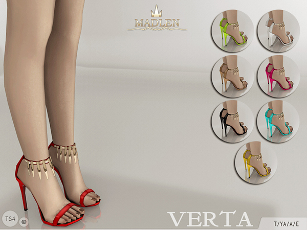 Sims 4 Madlen Verta Shoes by MJ95 at TSR