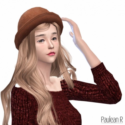 Small Round Hat at Paulean R » Sims 4 Updates