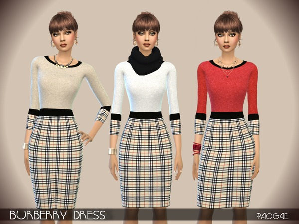 Sims 4 Dress by Paogae at TSR