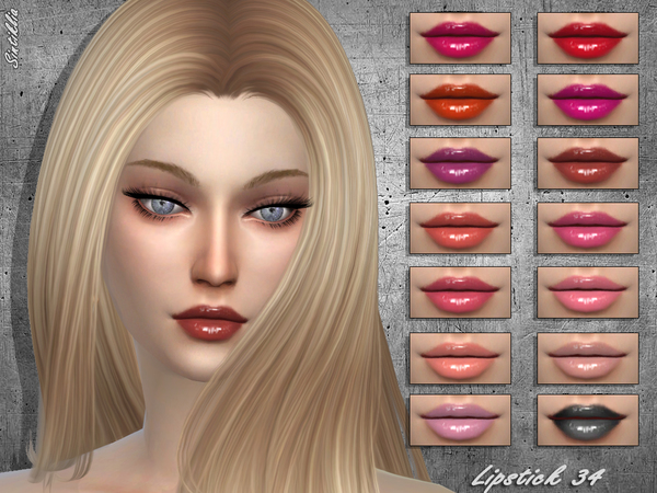Sims 4 Lipstick 34 by Sintiklia at TSR