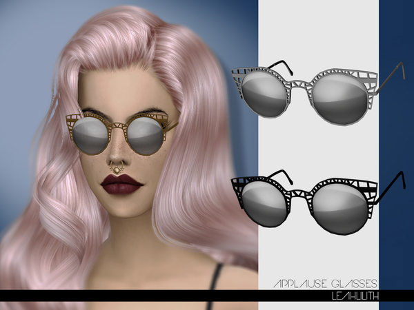 Sims 4 Applause Glasses by LeahLilith at TSR