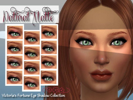 Natural Matte Eye Shadow by fortunecookie1 at TSR