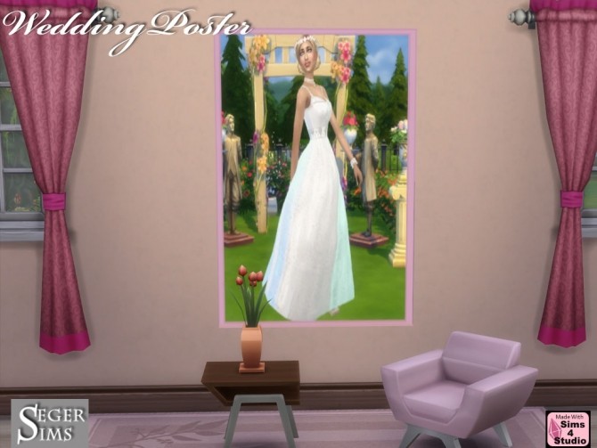 Sims 4 Wedding Poster at Seger Sims