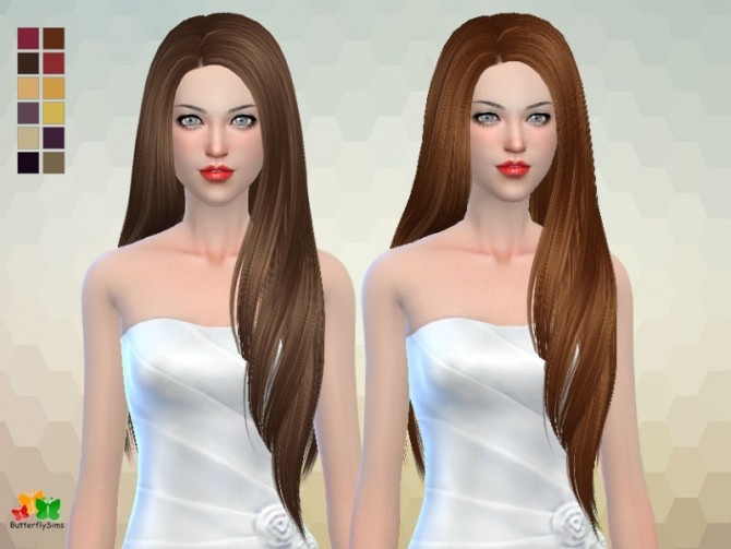 Sims 4 B fly hair 168 (PAY) at Butterfly Sims