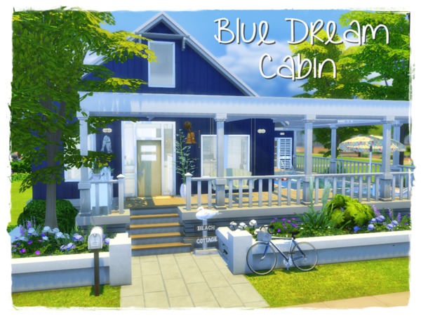 Sims 4 Blue Dream Cabin by Arelien at TSR