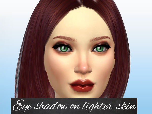 Sims 4 Natural Matte Eye Shadow by fortunecookie1 at TSR