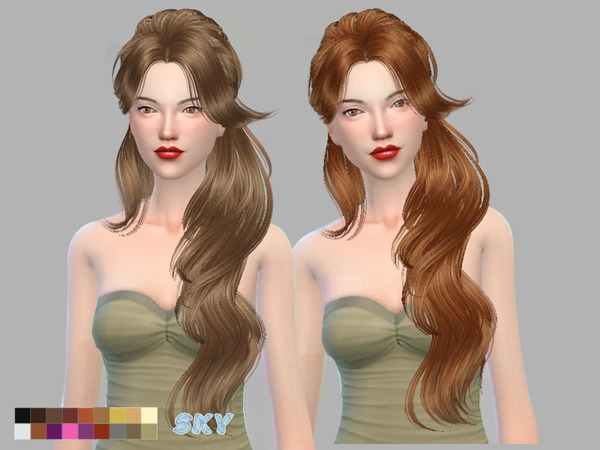 Sims 4 Hair 068 by Skysims at TSR