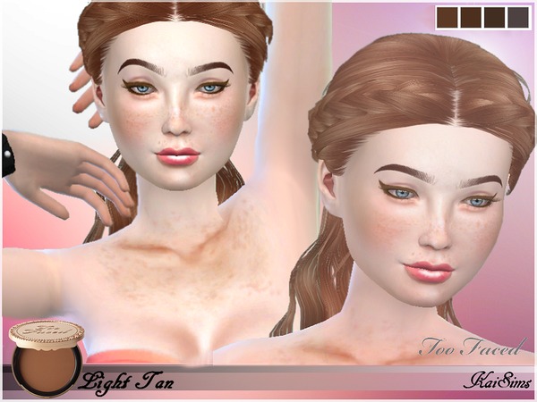 Sims 4 Bronzer Set 4 by KaiSims at TSR