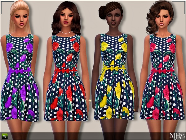 Sims 4 New Girl Dress by Margeh 75 at TSR