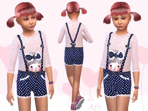 Sims 4 Sweet Thing outfit by Zuckerschnute20 at TSR