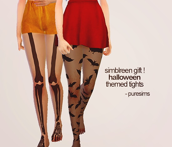 Sims 4 Halloween tights at Puresims