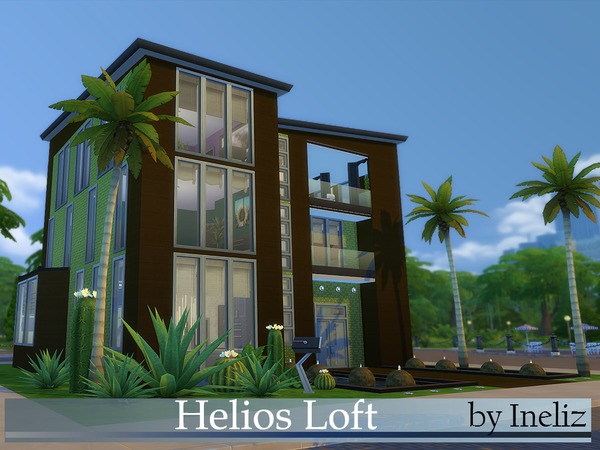 Sims 4 Helios Loft by Ineliz at TSR