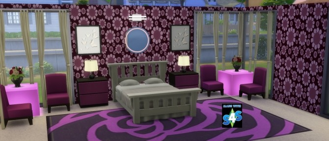 Sims 4 Mixture Wallpaper Set of 8 by wendy35pearly at Mod The Sims