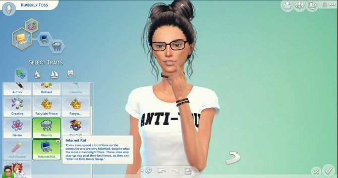 Sims 4 CAS Trait Internet Kid by drewstacey at Mod The Sims