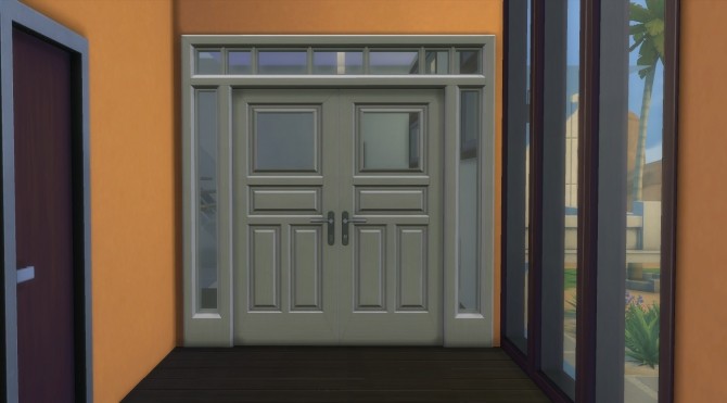 Sims 4 Contemporary 3x1 Door and Arch by AdonisPluto at Mod The Sims