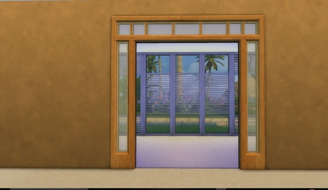 Sims 4 Contemporary 3x1 Door and Arch by AdonisPluto at Mod The Sims