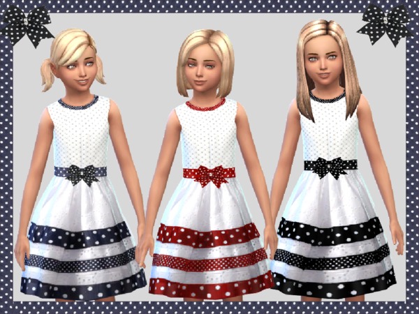 Sims 4 Maria Dress by SweetDreamsZzzzz at TSR