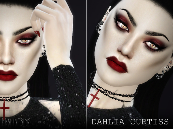Sims 4 Dahlia Curtiss by Pralinesims at TSR