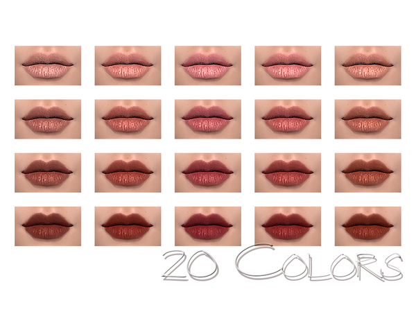 Sims 4 Dry Lips 01 by Ms Blue at TSR