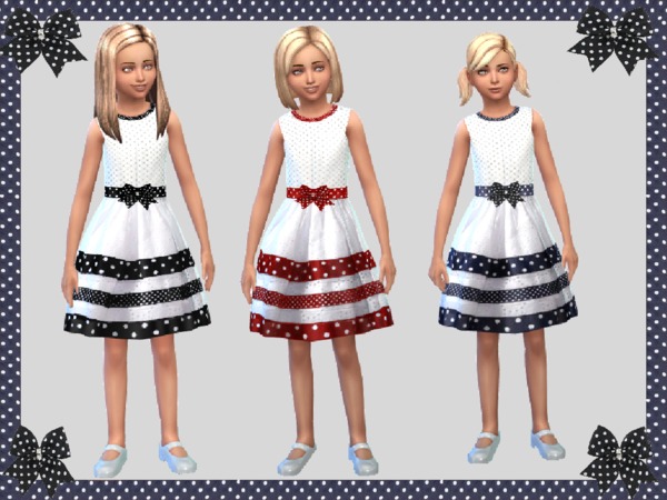 Sims 4 Maria Dress by SweetDreamsZzzzz at TSR