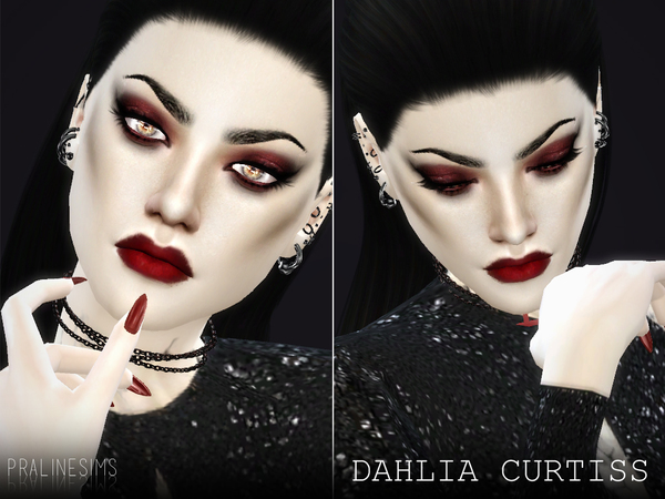 Sims 4 Dahlia Curtiss by Pralinesims at TSR