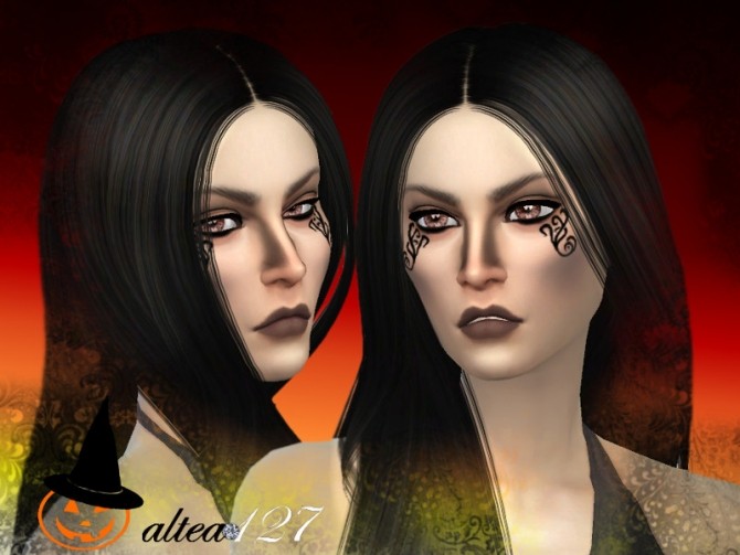 Sims 4 Witch makeup at Altea127 SimsVogue