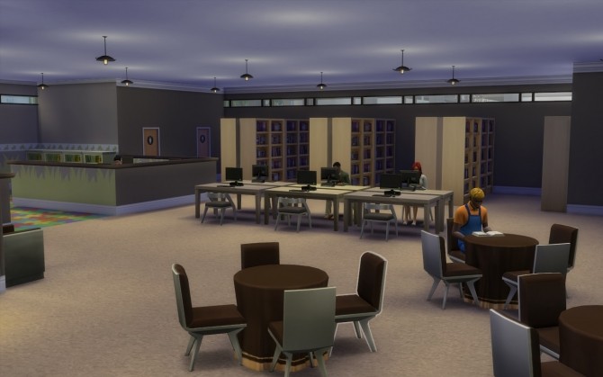 Sims 4 Newcrest Public Library by jwilli at Mod The Sims