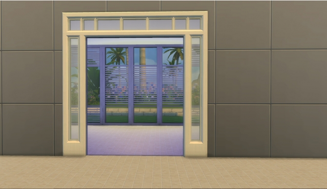 Contemporary 3x1 Door and Arch by AdonisPluto at Mod The Sims » Sims 4 ...