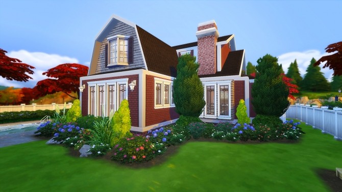 Sims 4 Cypress Craftsman house at Illawara’s Simblr