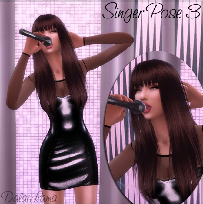 Sims 4 Singer Poses by DalaiLama at The Sims Lover