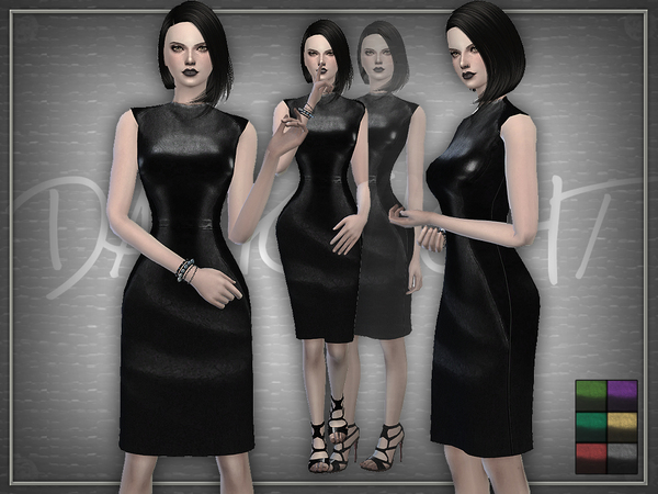 Sims 4 Anastasia dress by DarkNighTt at TSR