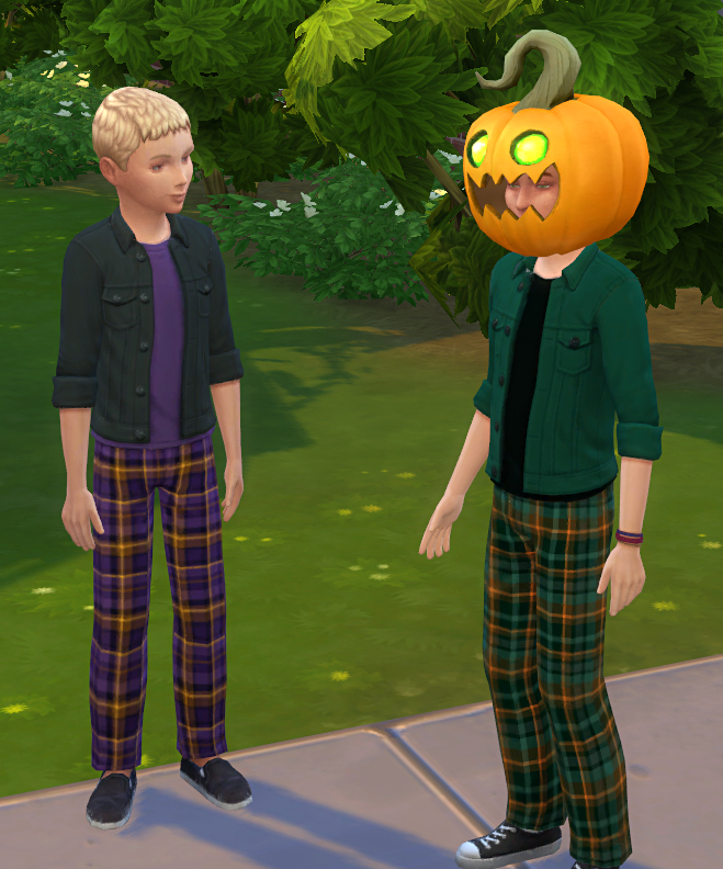Sims 4 Halloween inspired set for kids by wycked at Mod The Sims