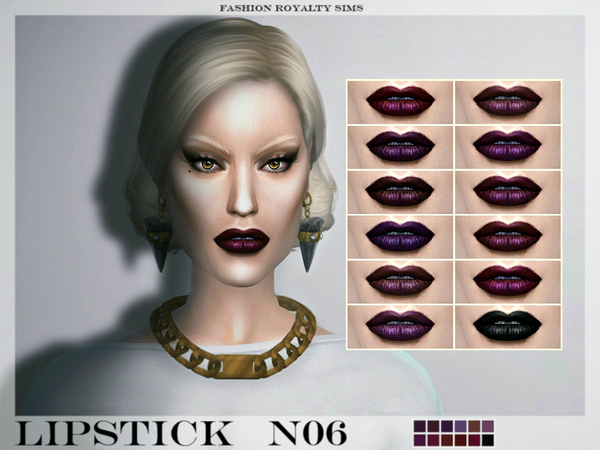 Sims 4 FRS Lipstick N06 by FashionRoyaltySims at TSR