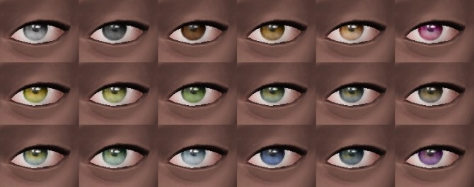 Sims 4 Clips eyes at Stefizzi