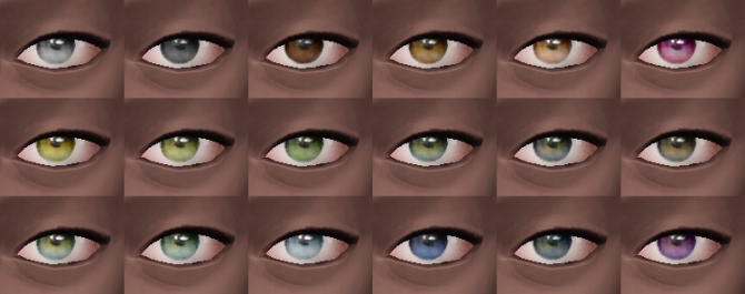 Clips eyes at Stefizzi » Sims 4 Updates