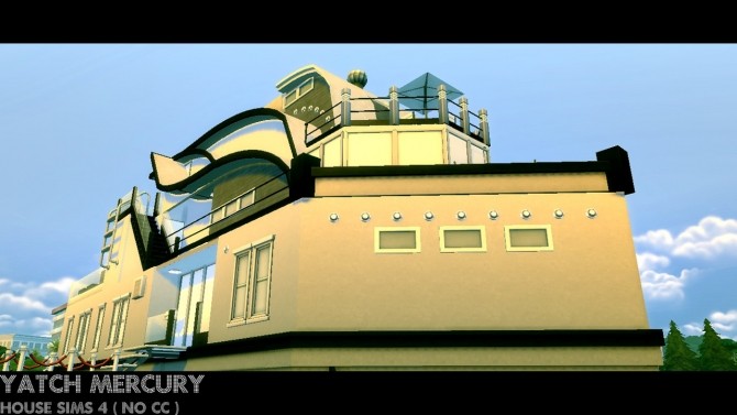 Sims 4 MERCURY Yatch House at ConceptDesign97