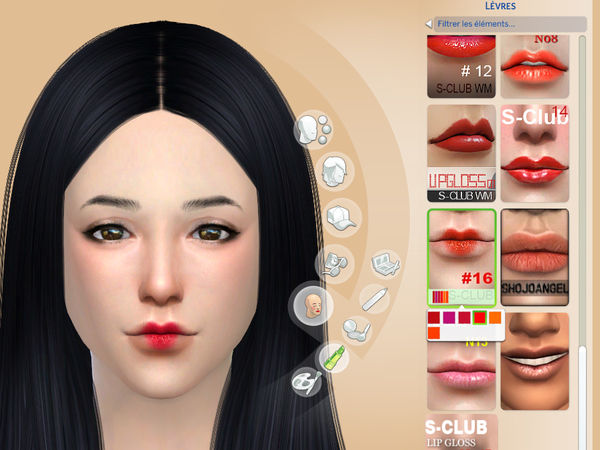 Sims 4 Lipstick 16F by S Club WM at TSR