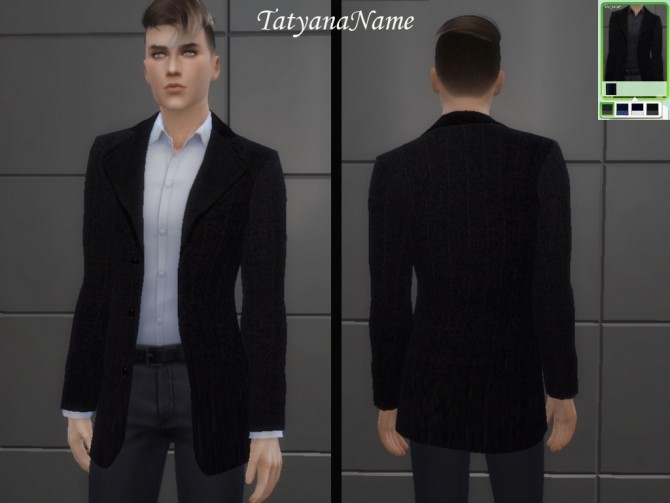 Sims 4 Coat for males at Tatyana Name