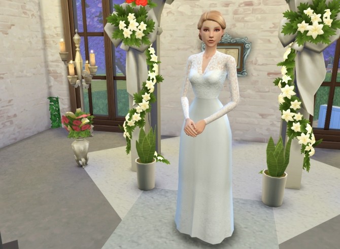 Sims 4 2 poses for dresses at Pickypikachu