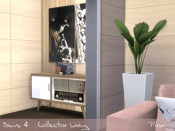 Sims 4 Collector Living by Pilar at TSR