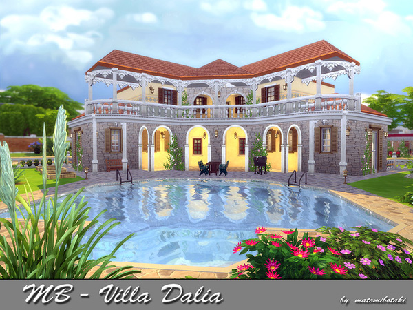 Sims 4 MB Villa Dalia by matomibotaki at TSR