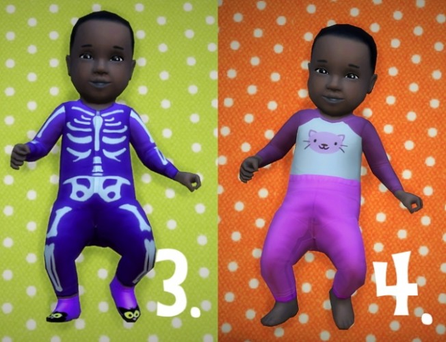 Baby Overrides: Set 1- Dark Skin/Girl at Budgie2budgie » Sims 4 Updates