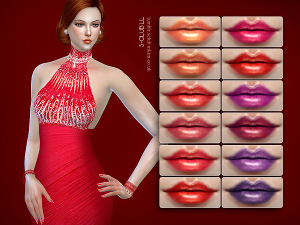 Sims 4 Lipstick F17 by S Club LL at TSR