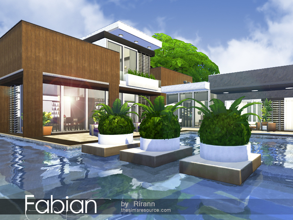 Sims 4 Fabian house by Rirann at TSR