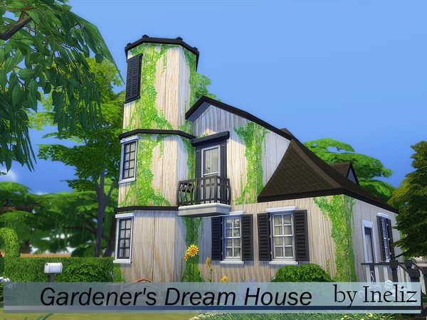 Sims 4 Gardeners Dream House by Ineliz at TSR