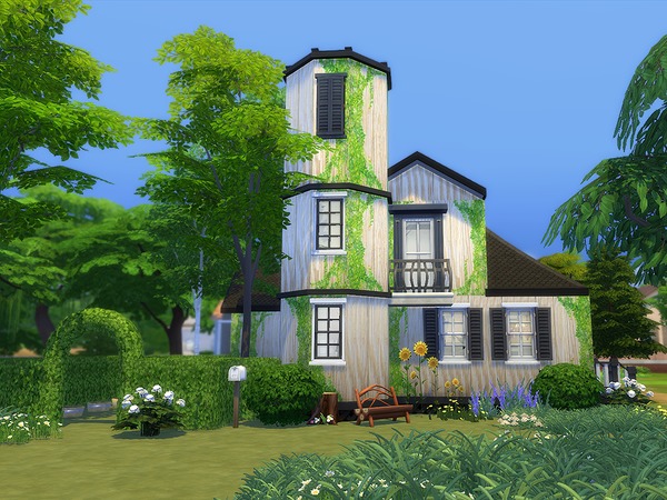 Sims 4 Gardeners Dream House by Ineliz at TSR