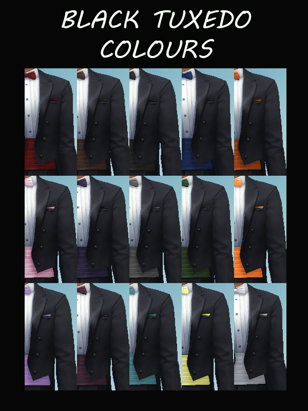 Sims 4 Tuxedo Transformed by Simmiller at Mod The Sims